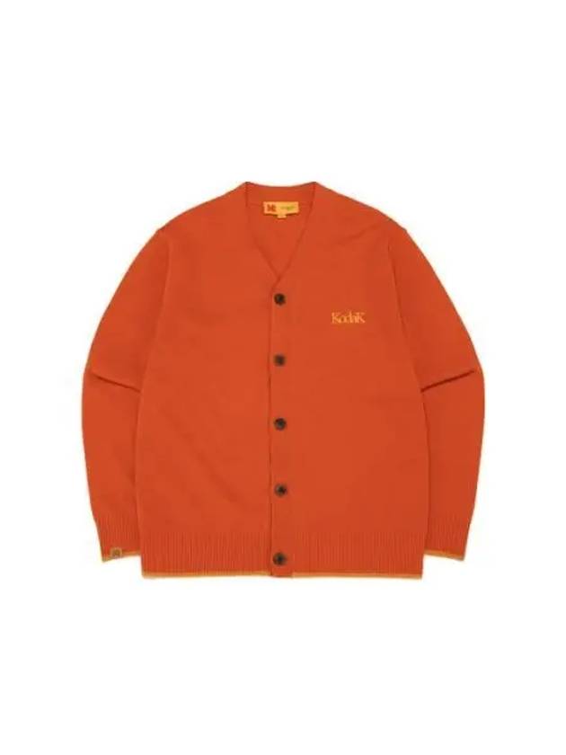 KODAK Apparel Cordel wool cardigan ORANGE - KODO - BALAAN 1