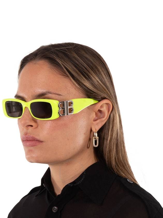 Eyewear Logo Decorated Rectangular Frame Sunglasses BB0096S - BALENCIAGA - BALAAN 3