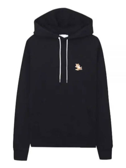 Chillax Fox Patch Classic Hoodie Black - MAISON KITSUNE - BALAAN 2