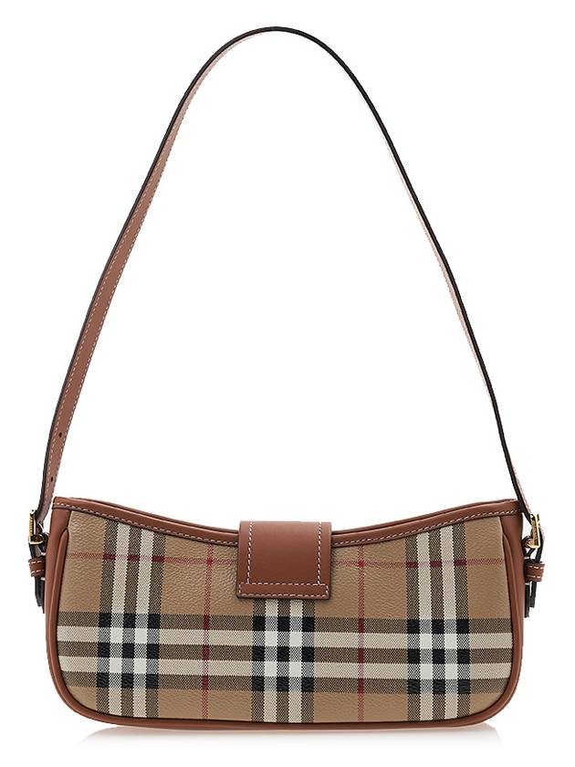 Buckle Strap Check Sling Shoulder Bag Beige - BURBERRY - BALAAN 4