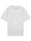 Men's Eco Hybrid Logo TShirt NW2411 1G805 C WHT PINK - NANGA - BALAAN 2