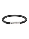 Nylon ID Stainless Steel Bracelet Black - EMPORIO ARMANI - BALAAN 1