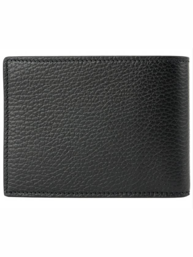 GG Interlocking Two Tone Half Wallet Black Blue - GUCCI - BALAAN 4