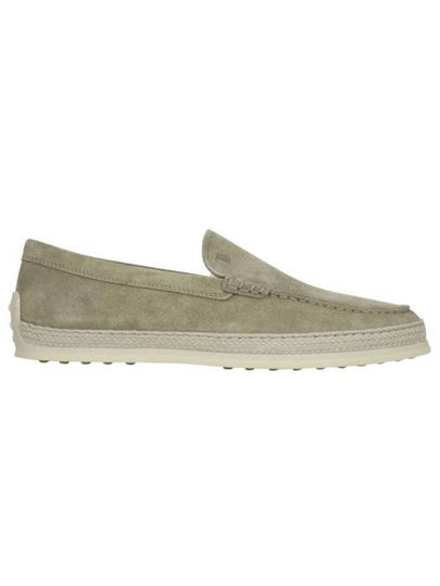 Men's Suede Slip-ons Loafers Beige - TOD'S - BALAAN 2