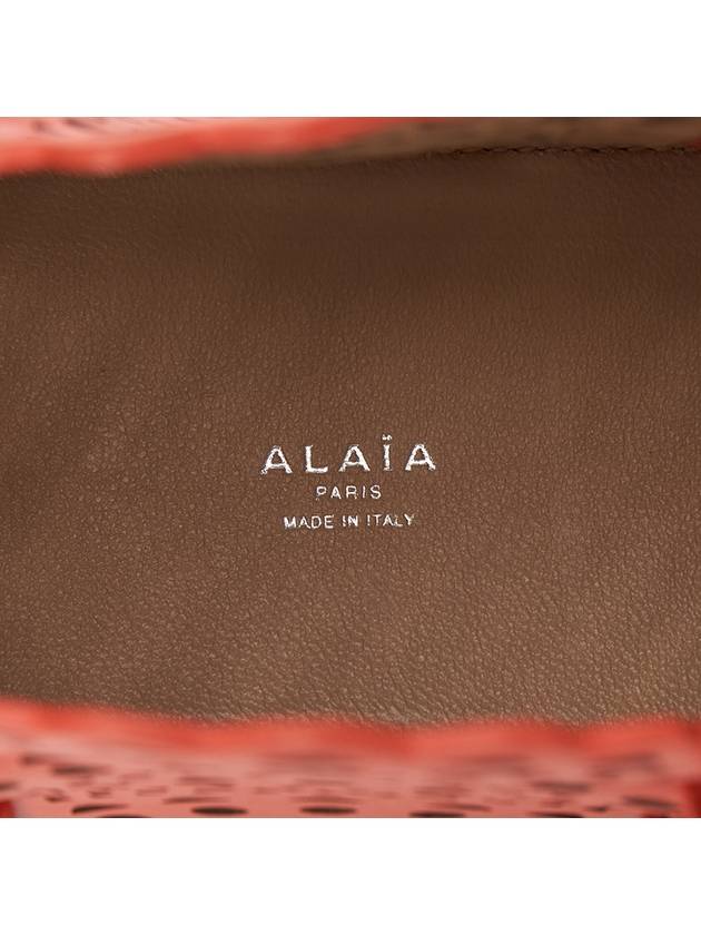 Mina 16 Vienne Wave Lux Calfskin Tote Bag Red - ALAIA - BALAAN 9