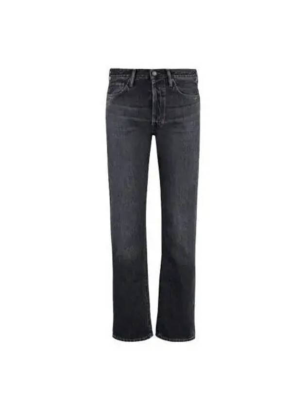 jeans black straight pants denim - ACNE STUDIOS - BALAAN 1