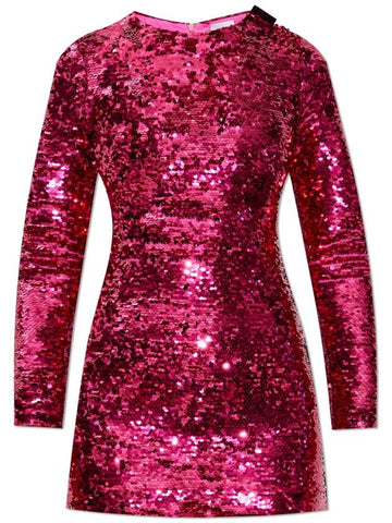 VETEMENTS Sequin Dress, Women's, Pink - VETEMENTS - BALAAN 1