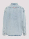 Denim Button Up Long Sleeve Shirt Blue - ACNE STUDIOS - BALAAN 3