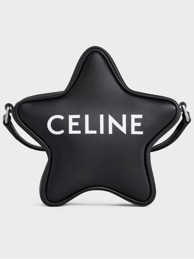 Logo Print Small Etoile Leather Shoulder Bag Black - CELINE - BALAAN 2