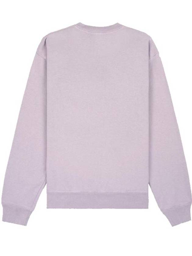 Wellness Crew Neck Cotton Long Sleeve T-Shirt Purple - SPORTY & RICH - BALAAN 3