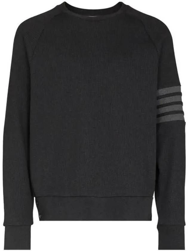 4 Bar Stripe Sweatshirt Dark Grey - THOM BROWNE - BALAAN 2