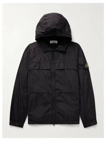 Garment Dyed Crinkle Reps R-Nylon Jacket Black - STONE ISLAND - BALAAN 2