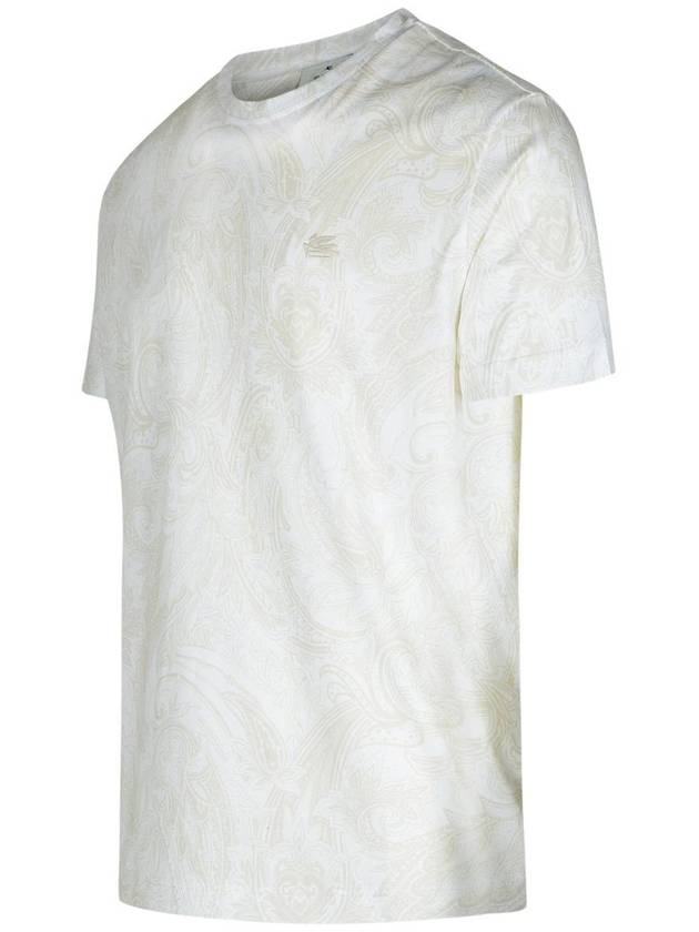 Etro 'Roma' White Cotton T-Shirt - ETRO - BALAAN 2