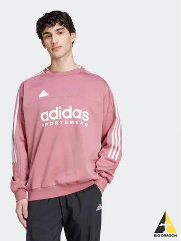 Men s T shirt Fleece Crew Neck PRECRIwhite - ADIDAS - BALAAN 1