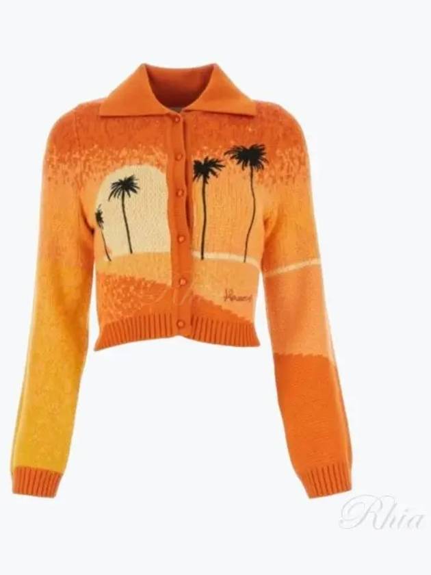 Women's Golden Hour Tripper Cardigan Orange - HOUSE OF SUNNY - BALAAN 2