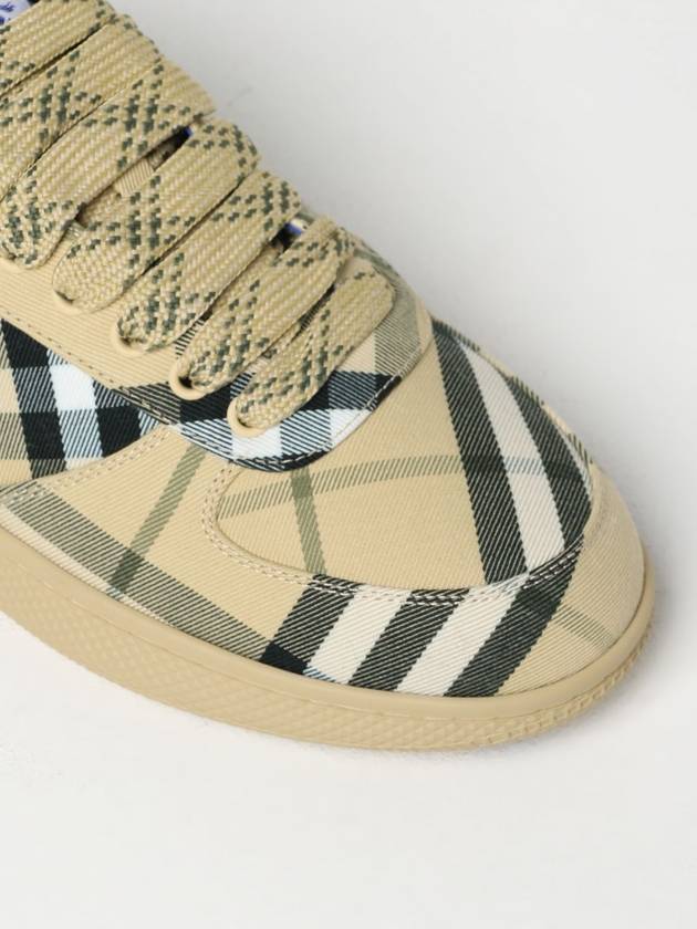 Check Low Top Sneakers Beige - BURBERRY - BALAAN 5