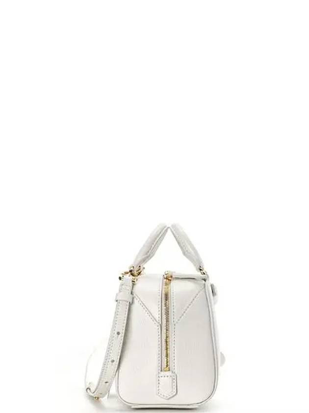 Antigona Cube Leather Tote Bag White - GIVENCHY - BALAAN 3