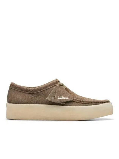 Originals Wallabee Cup Suede Loafer Pale Khaki - CLARKS - BALAAN 2