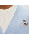 Dressed Fox Patch Chillex Cardigan Blue - MAISON KITSUNE - BALAAN 3