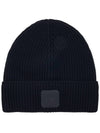 Logo Metropolis Wool Beanie Navy - CP COMPANY - BALAAN 11