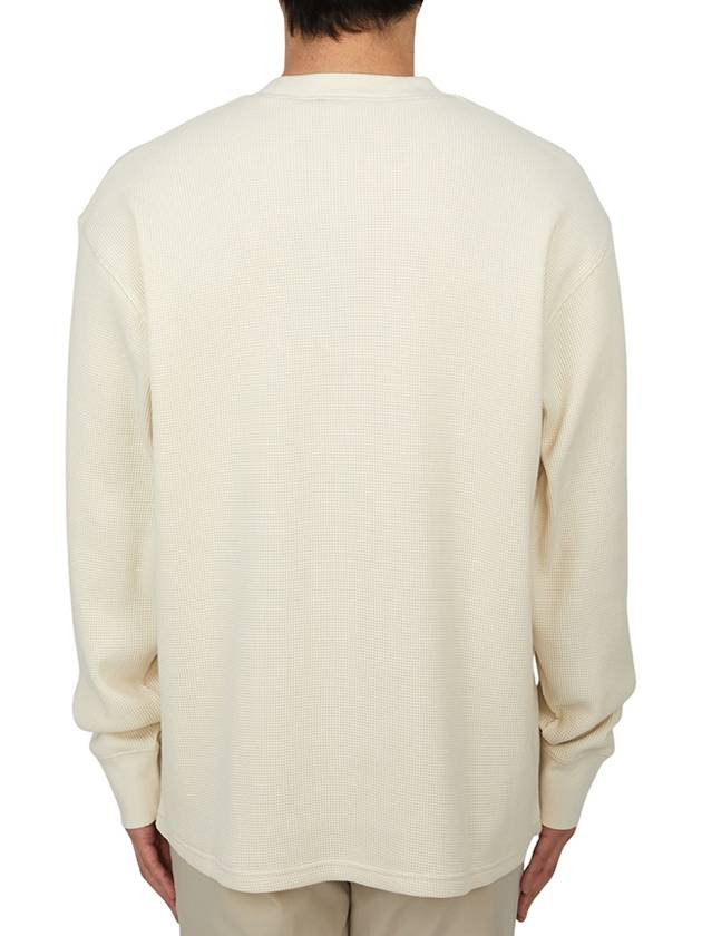 Basics Script Long Sleeve T-Shirt Ivory - CARHARTT WIP - BALAAN 4