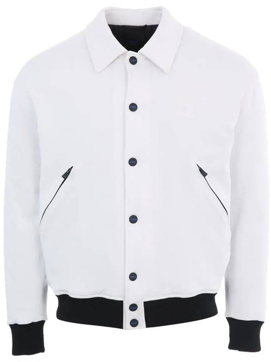 Casual Button Detail Jacket White - KITON - BALAAN 2