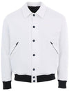 Casual Button Detail Jacket White - KITON - BALAAN 3