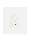 De Coeur Button Up Cardigan White - AMI - BALAAN 7