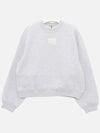 Logo Print Sweatshirt Grey - ALEXANDER WANG - BALAAN 2