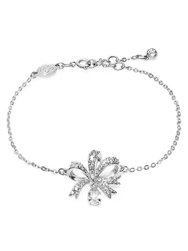 Hyperbola Volta Bow Bracelet Silver - SWAROVSKI - BALAAN 5