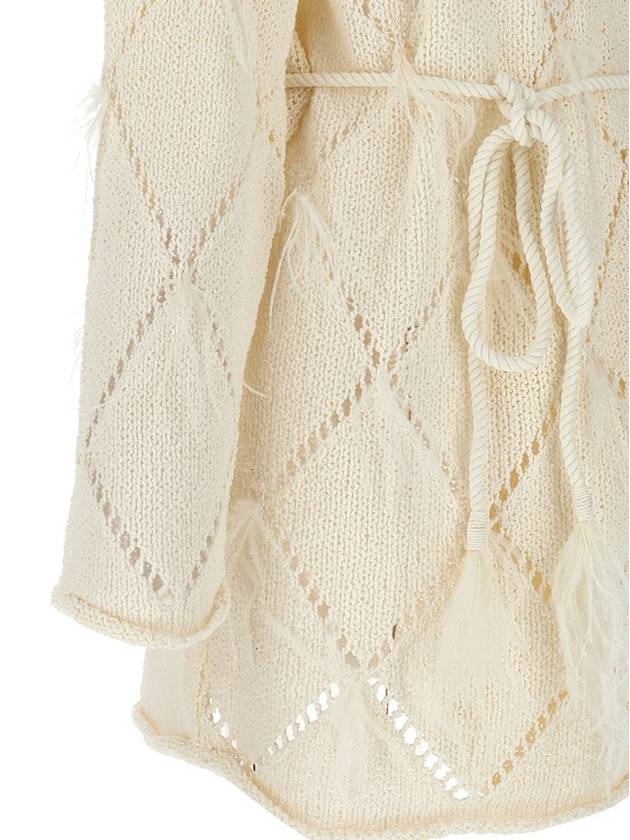 Twinset Feather Cardigan - TWINSET - BALAAN 4