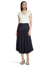 Olympia Midi Pleated Skirt Navy - A.P.C. - BALAAN 3