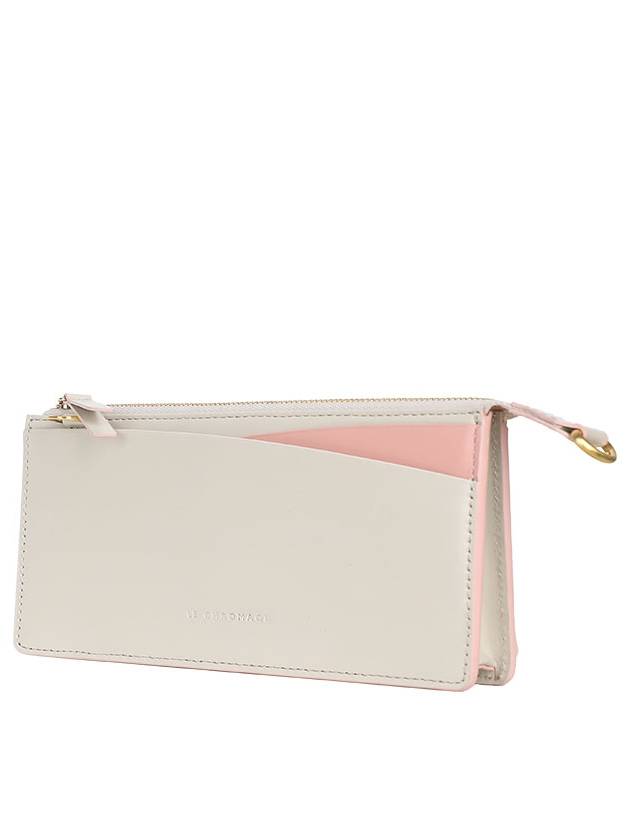 Fjord horizontal cell phone bag beige pink - LECHROMAQI - BALAAN 4