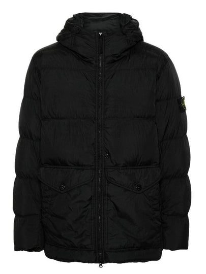 Crinkle Reps Re-Nylon Down Padding Black - STONE ISLAND - BALAAN 2