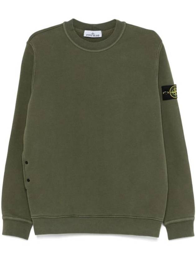 Compass Badge Sweatshirt Green - STONE ISLAND - BALAAN 2