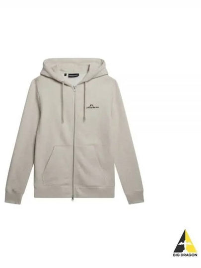 Alpha Hooded Zip-Up Jacket Beige - J.LINDEBERG - BALAAN 2