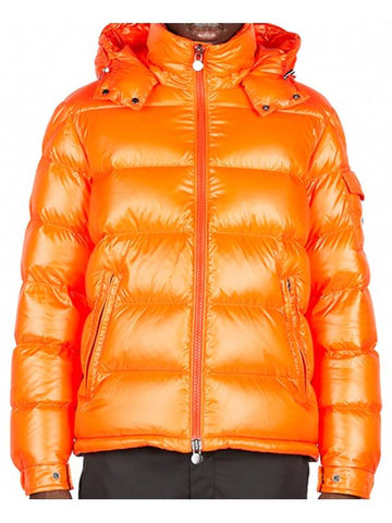 1A53600 68950 326 MAYA hooded padded jacket orange men's padded TJ - MONCLER - BALAAN 1