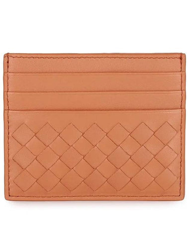 Intrecciato Card Wallet Orange - BOTTEGA VENETA - BALAAN 1