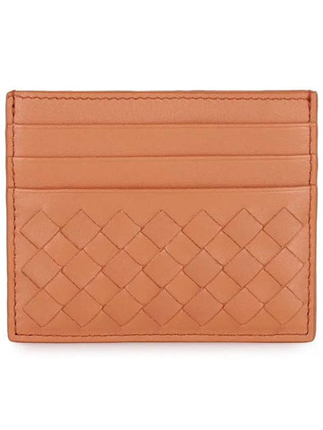 Intrecciato Card Wallet Orange - BOTTEGA VENETA - BALAAN 1