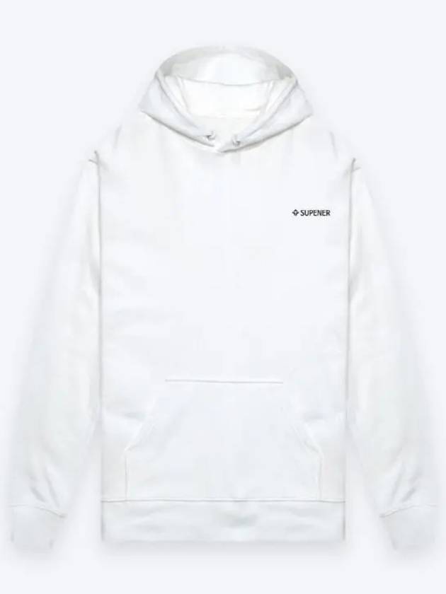 Bailey Basic Hooded Sweatshirt White - SUPENER - BALAAN 1