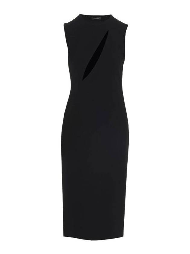 cut-out sleeveless midi dress 10097491A00540 - VERSACE - BALAAN 1