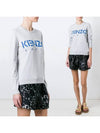 11th Anniversary Women’s Logo Knit Gray 2TO565 836 74 - KENZO - BALAAN 1