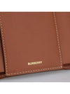 Check Half Wallet Beige - BURBERRY - BALAAN 4