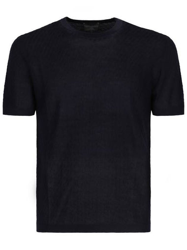 Emporio Armani Knitted T-Shirt - EMPORIO ARMANI - BALAAN 1