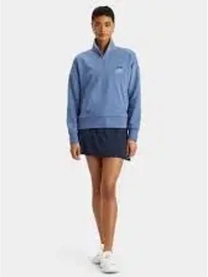 Women's Golf Too French Terry Quarter Zip Boxy Pullover Blue - G/FORE - BALAAN 2