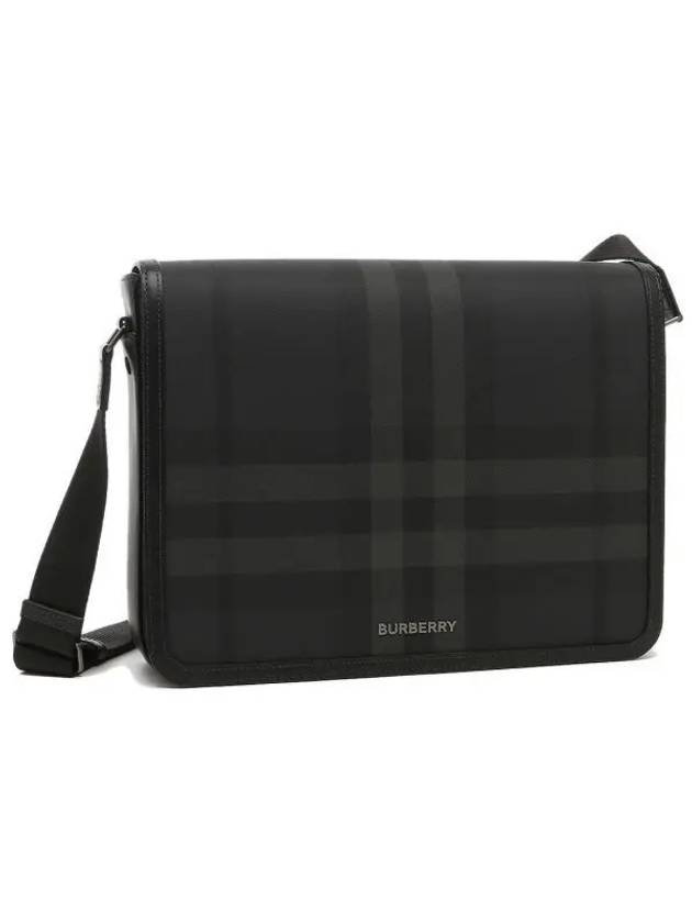 Check Logo Messenger Bag Grey - BURBERRY - BALAAN 2