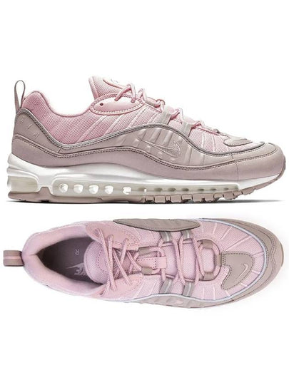 Air Max 98 Low Top Sneakers Pink Pumice - NIKE - BALAAN 2