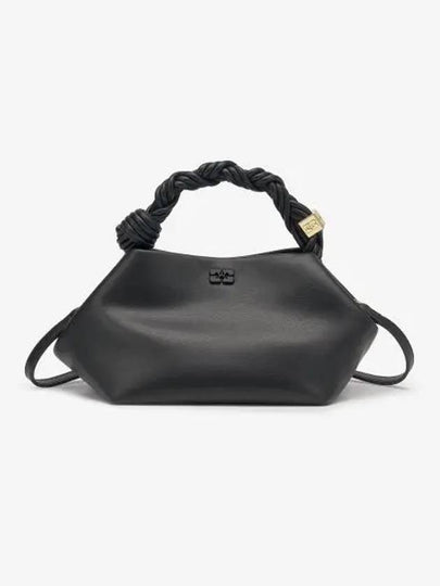 Logo Small Bou Tote Bag Black - GANNI - BALAAN 2