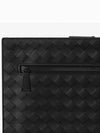 Men’s Document Large Clutch Bag Black - BOTTEGA VENETA - BALAAN 4