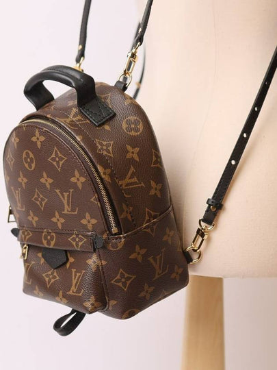 Palm Springs Monogram Mini Backpack Brown - LOUIS VUITTON - BALAAN 2